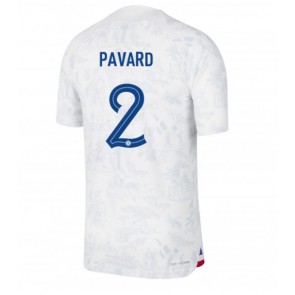 Maillot de foot France Benjamin Pavard #2 Extérieur Monde 2022 Manches Courte